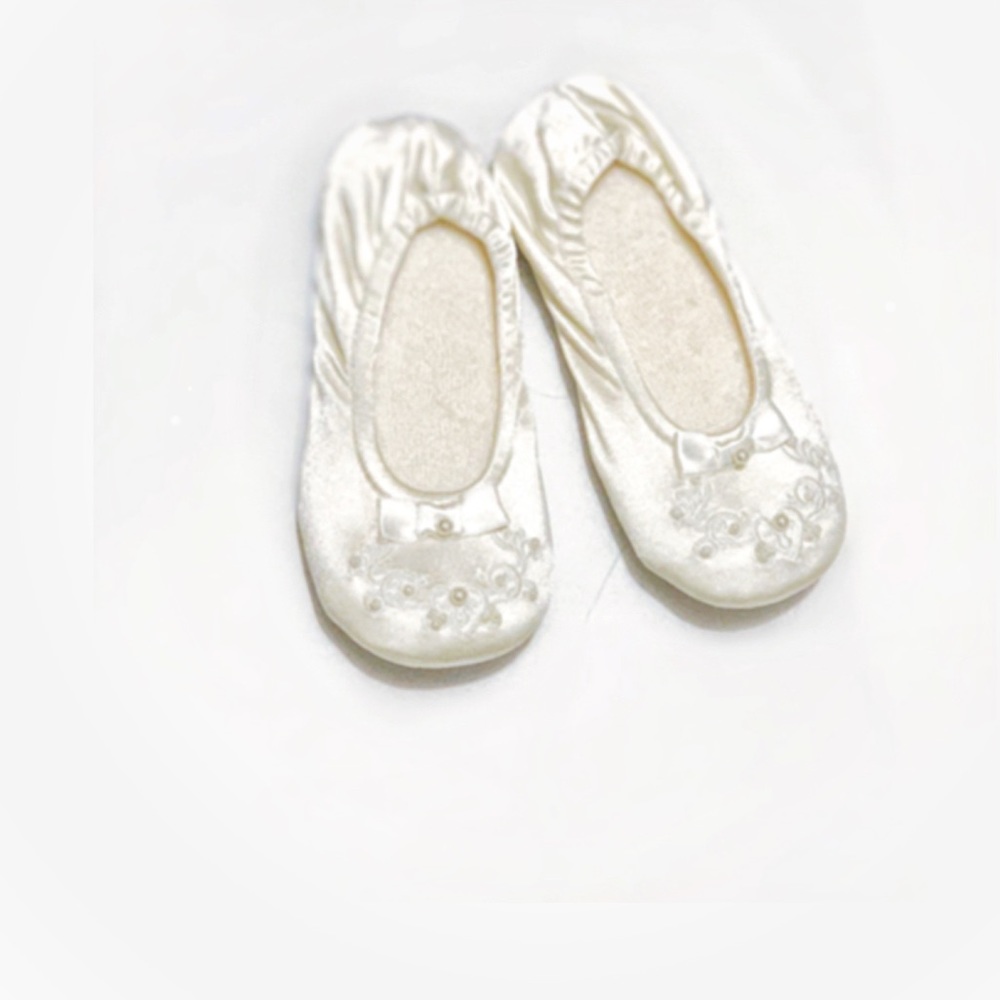 Victoria Lynn Ballerina Slippers Flower Girl Shoes